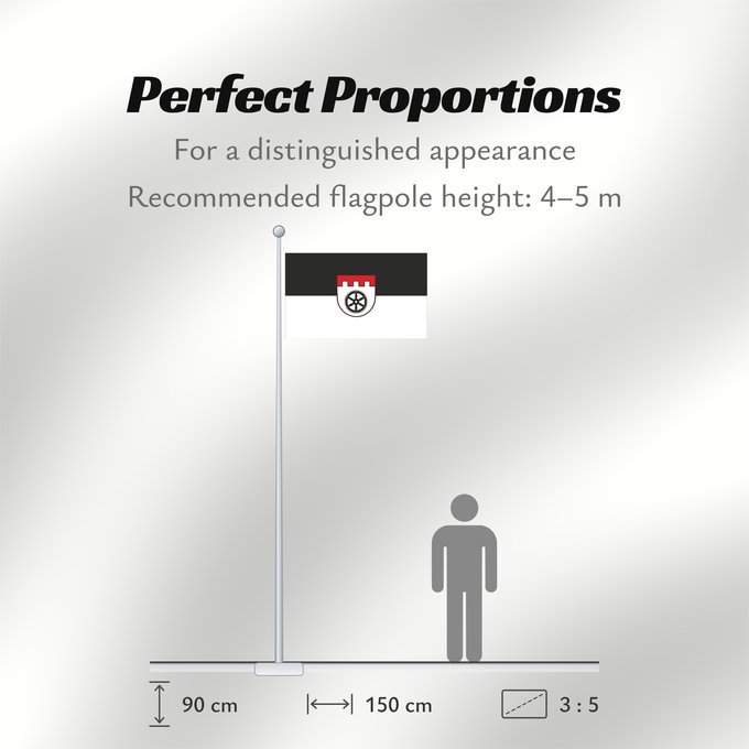 Flag Proportions: Ravenstein (Nördliches Baden-Württemberg)