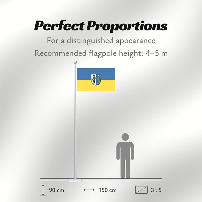 Flag Proportions: Ketsch (Nördliches Baden-Württemberg)