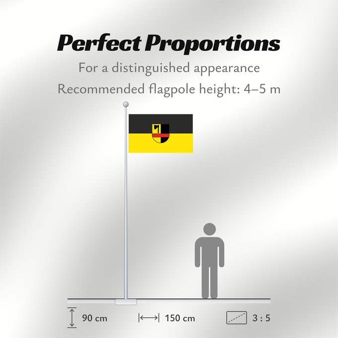 Flag Proportions: Ebhausen (Nördlicher Schwarzwald)