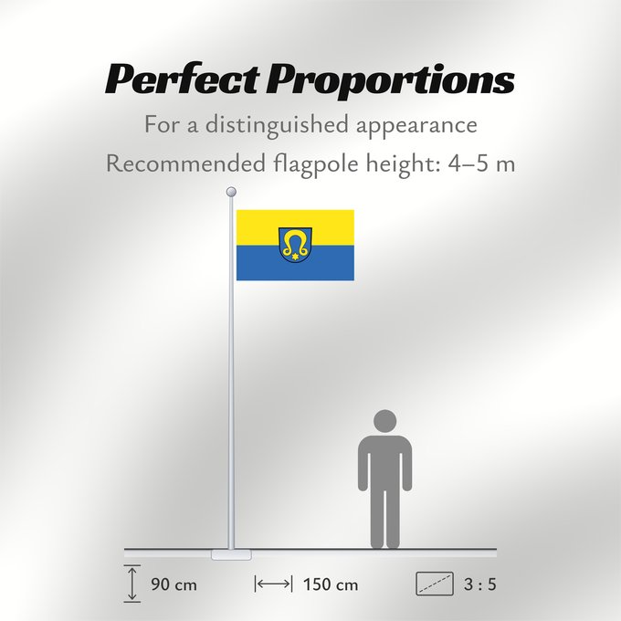 Flag Proportions: Wimsheim (Nördlicher Schwarzwald)