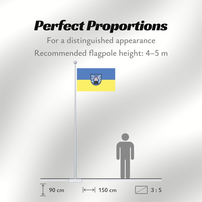 Flag Proportions: Waldkirch (Südlicher Schwarzwald)