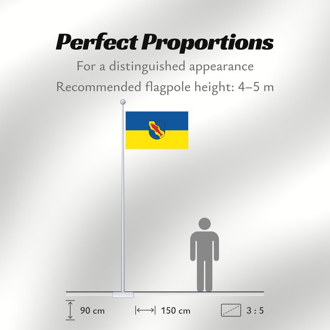 Flag Proportions: Vöhrenbach (Mittlerer Schwarzwald)