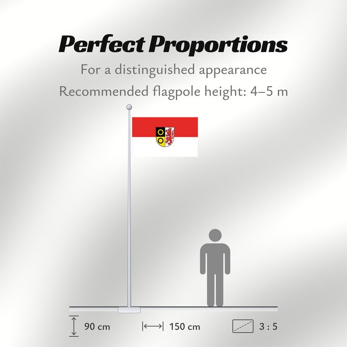 Flag Proportions: Schwörstadt (Südlicher Schwarzwald)