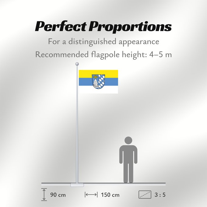 Flag Proportions: Altötting (Kreis)