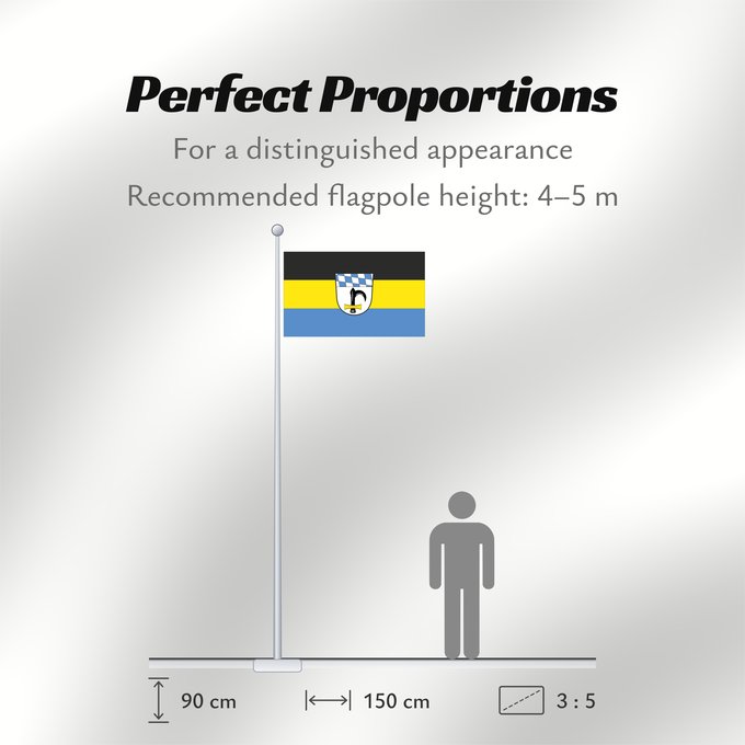 Flag Proportions: Marktl, M (Inn-Salzach)