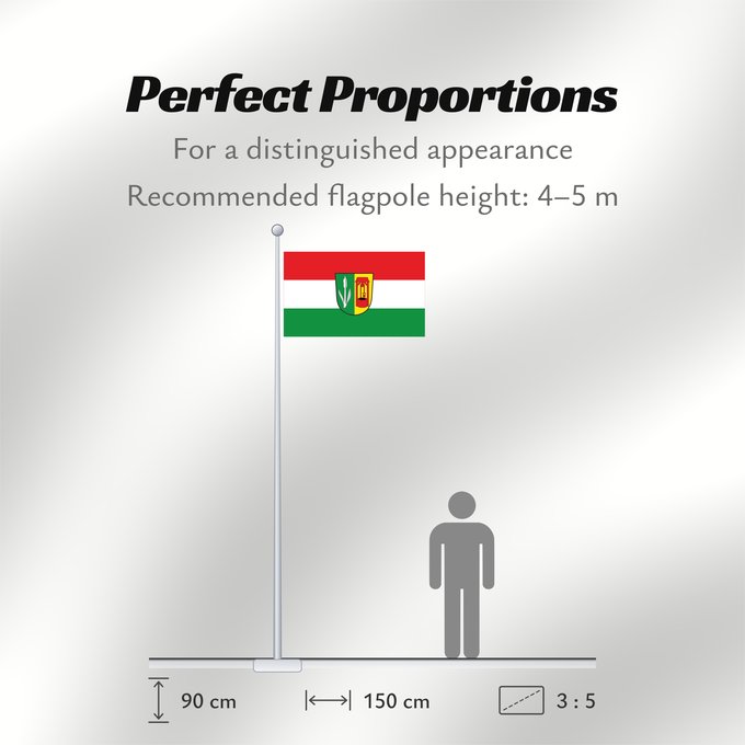Flag Proportions: Karlsfeld (Münchener Umland)