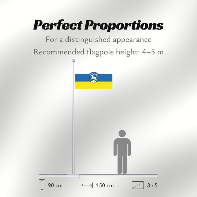 Flag Proportions: Windach (Ammersee-Lech)