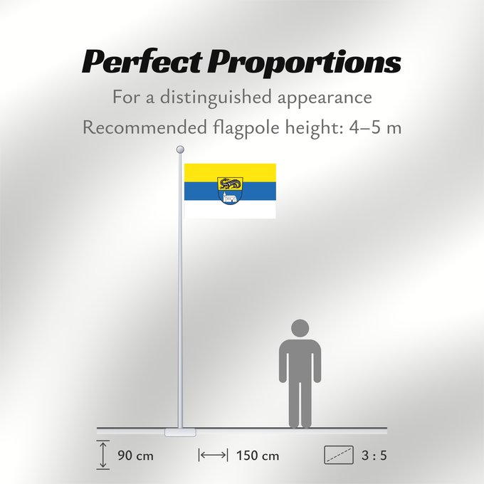 Flag Proportions: Oberneukirchen (Inn-Salzach)