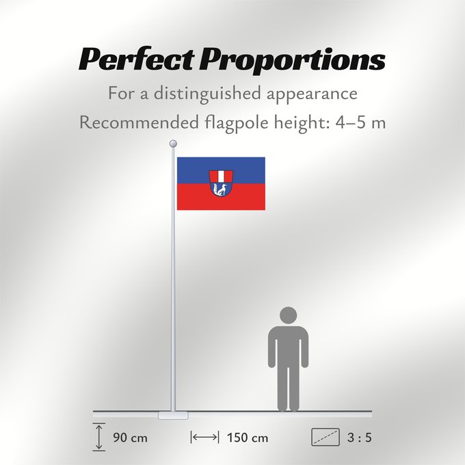 Flag Proportions: Taufkirchen (Inn-Salzach)