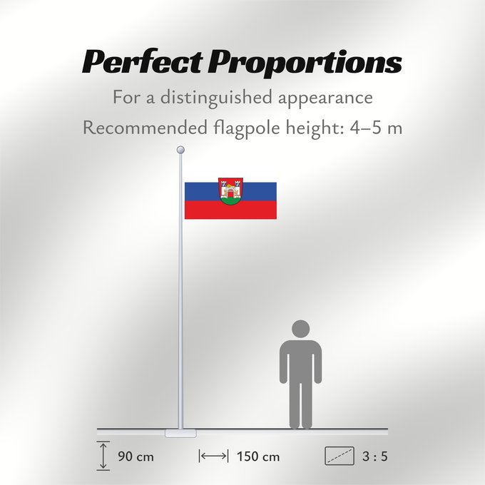 Flag Proportions: Neuburg a.d.Donau, GKSt (Oberbayerns Städte)