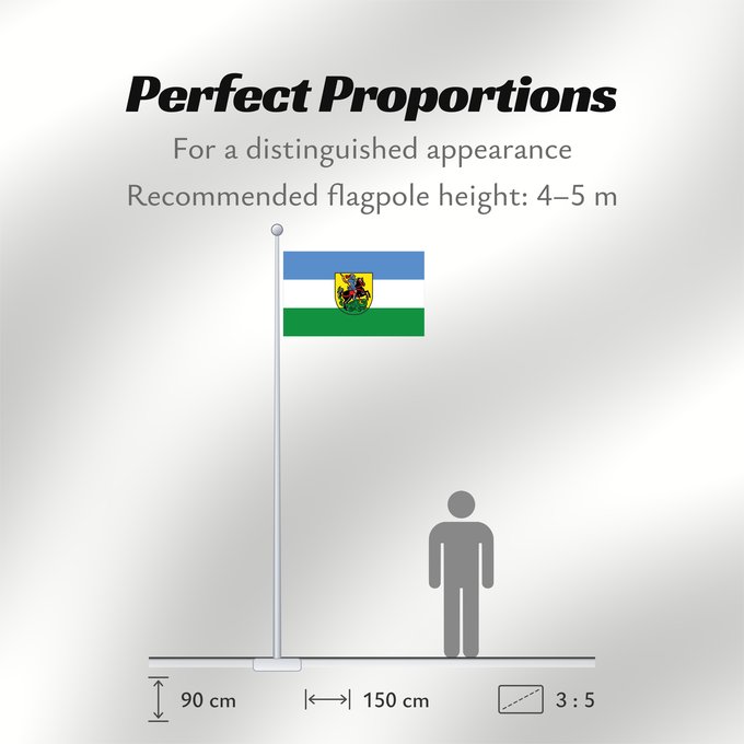 Flag Proportions: Hohenwart, M (Oberbayerns Städte)