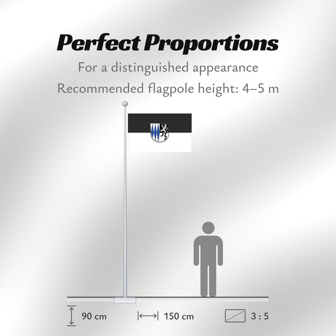 Flag Proportions: Pfaffing (Chiemsee-Alpenland)