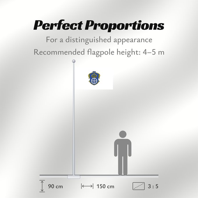 Flag Proportions: Gauting (Starnberger Fünf-Seen-Land)