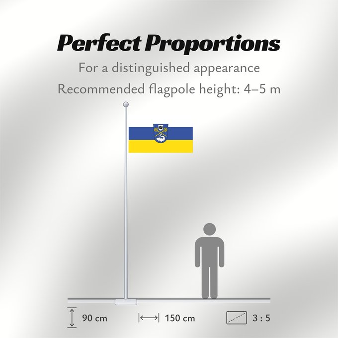 Flag Proportions: Weßling (Starnberger Fünf-Seen-Land)