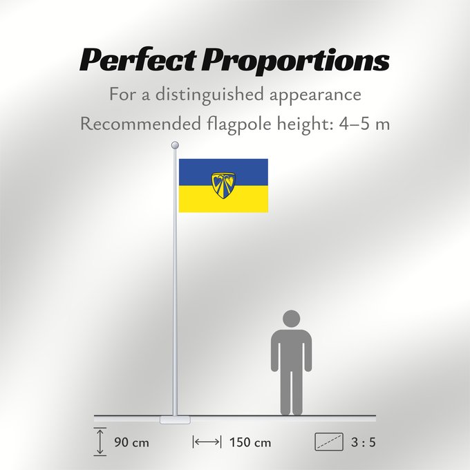 Flag Proportions: Buch a.Erlbach (Bayerisches Golf- und Thermenland)