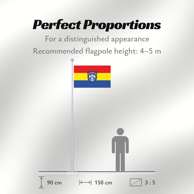 Flag Proportions: Regen, St (Bayerischer Wald)