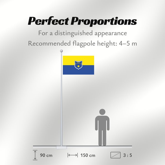Flag Proportions: Bogen, St (Bayerischer Wald)