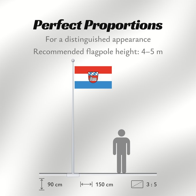 Flag Proportions: Cham (Kreis)