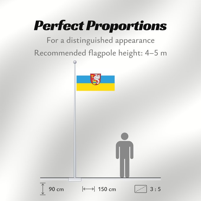 Flag Proportions: Blaibach (Bayerischer Wald)
