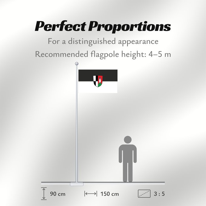 Flag Proportions: Hohenberg a.d.Eger, St (Fichtelgebirge)
