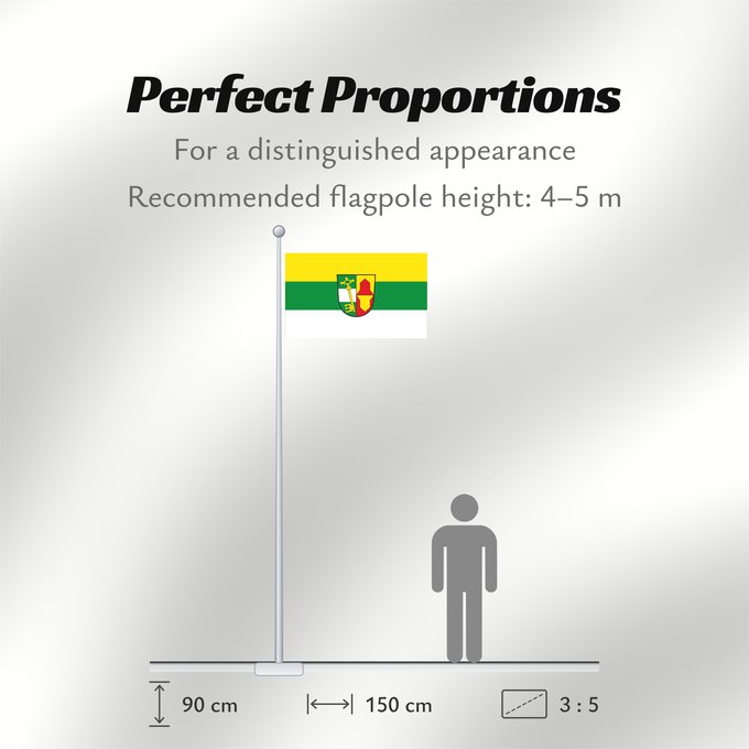 Flag Proportions: Petersaurach (Romantisches Franken - vom Rangau zur Romantischen Straße)