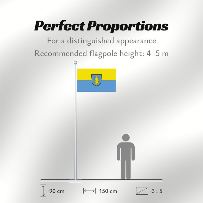 Flag Proportions: Greding, St (Naturpark Altmühltal)