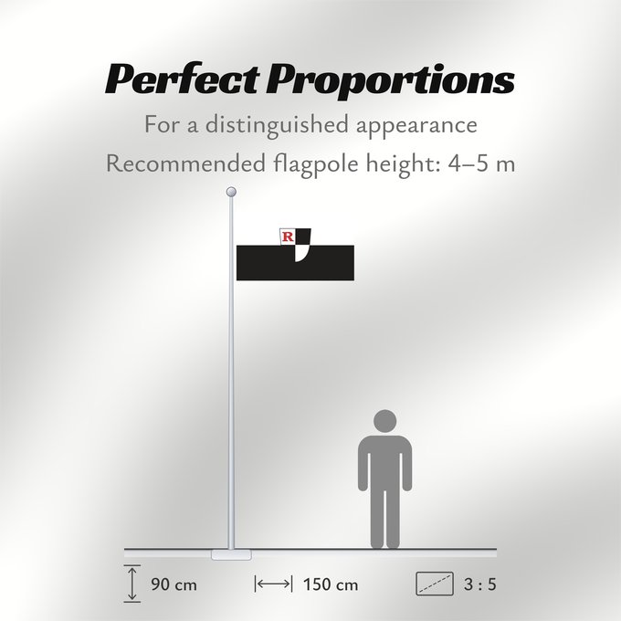 Flag Proportions: Roth, St (Fränkisches Seenland)