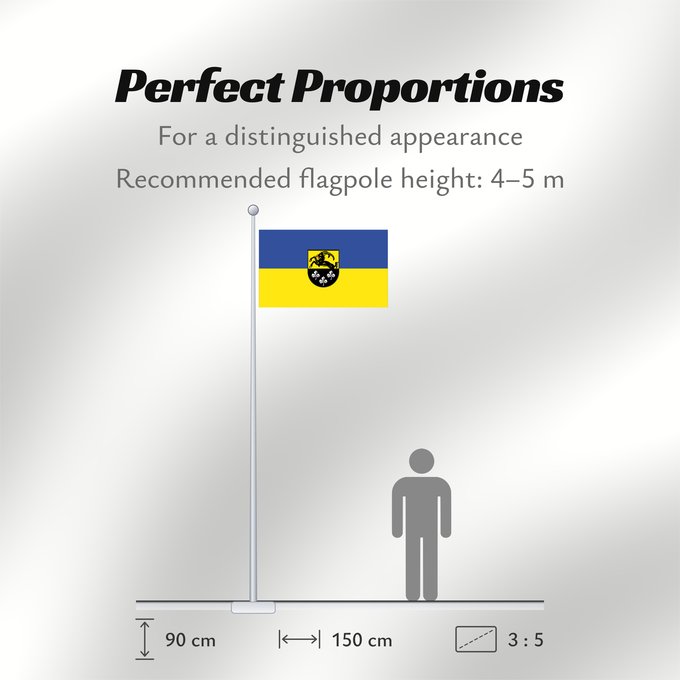 Flag Proportions: Großostheim, M (Spessart-Mainland)