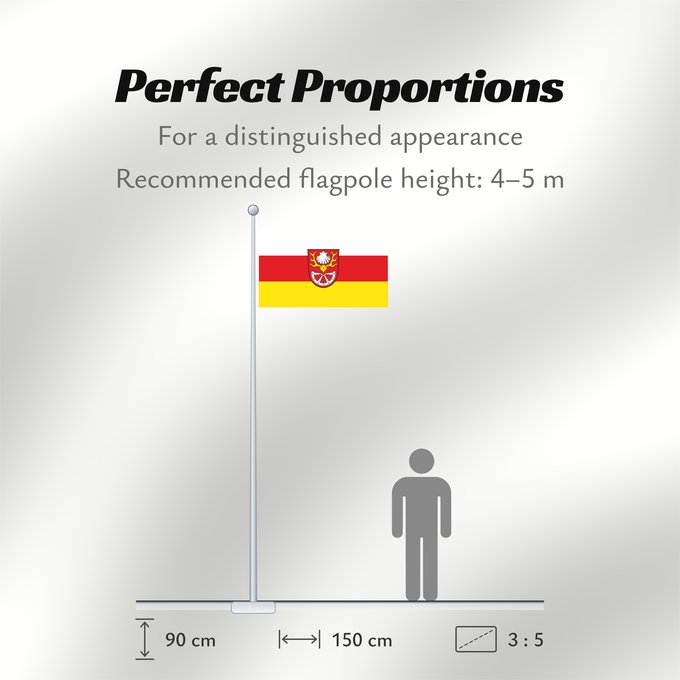 Flag Proportions: Wiesen (Spessart-Mainland)