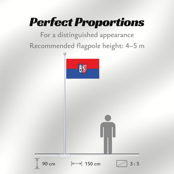 Flag Proportions: Prichsenstadt, St (Steigerwald)