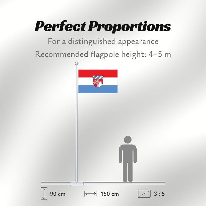 Flag Proportions: Miltenberg (Kreis)