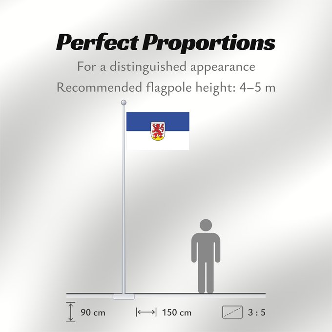 Flag Proportions: Kleinheubach, M (Spessart-Mainland)