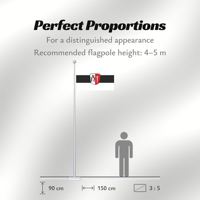 Flag Proportions: Neustadt a.Main (Spessart-Mainland)