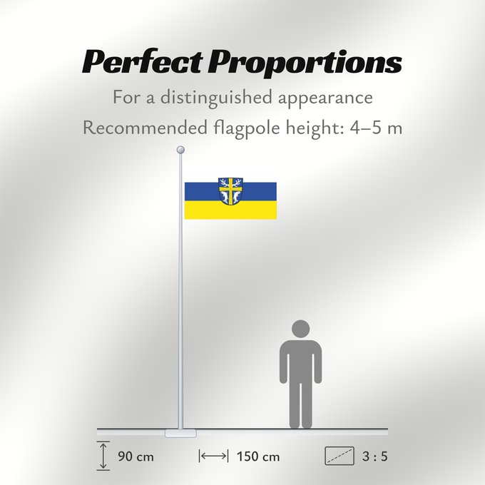 Flag Proportions: Röthlein (Fränkisches Weinland)