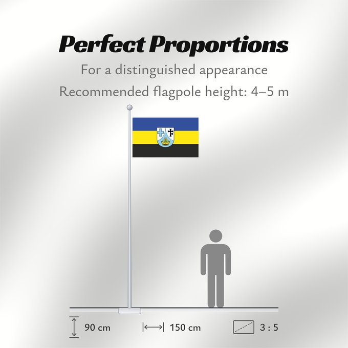 Flag Proportions: Todtenweis (Bayerisch-Schwaben)