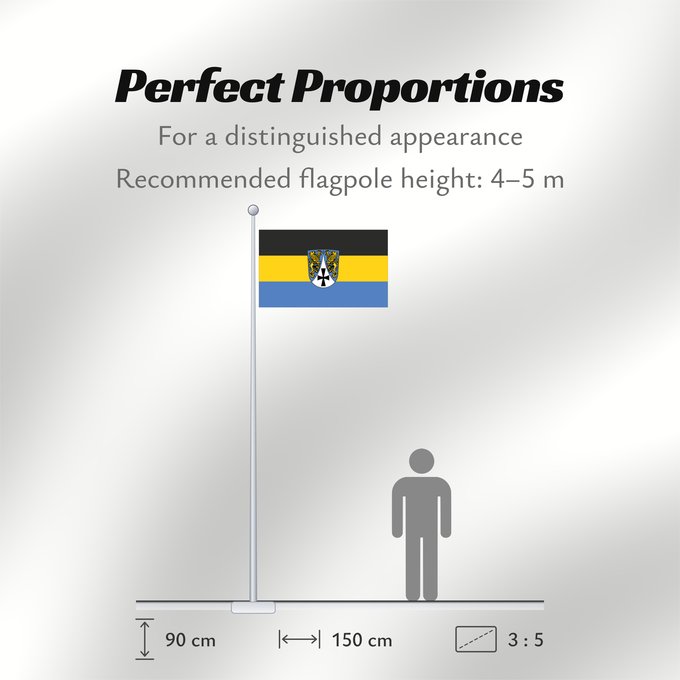Flag Proportions: Zöschingen (Bayerisch-Schwaben)