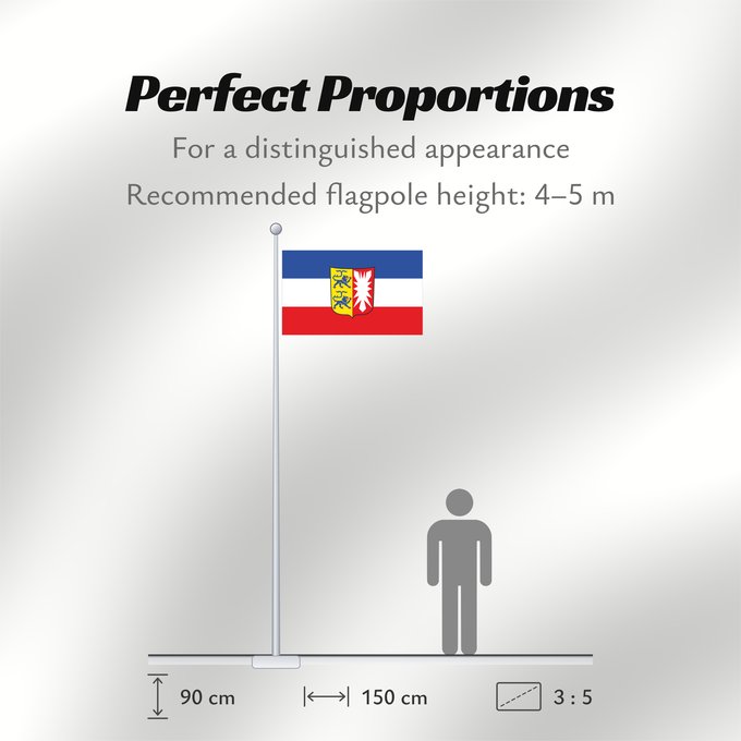 Flag Proportions: Schleswig-Holstein