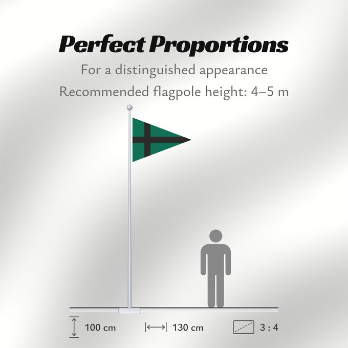 Flag Proportions: Divisionskommandeur Heer Panzergrenadiere Bundeswehr