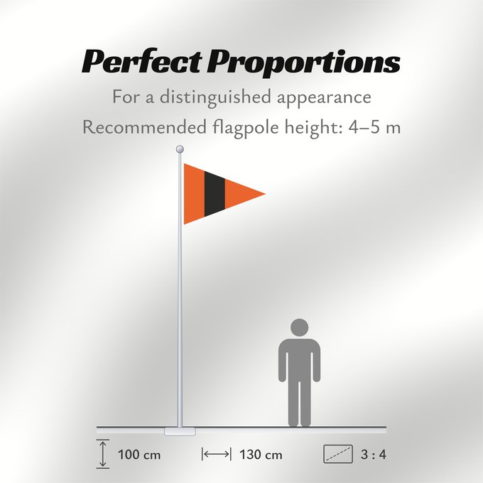 Flag Proportions: Feldjäger Kompaniechef Bundeswehr
