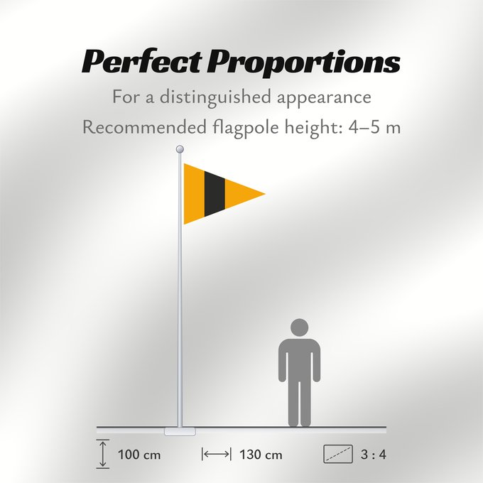 Flag Proportions: Fernspäher Kompaniechef Bundeswehr