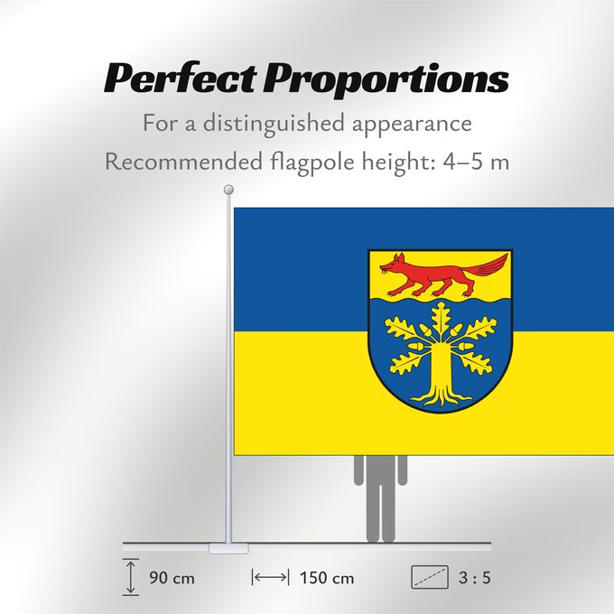Flag Proportions: Gross Gievitz	German municipality of Groß Gievitz	Commune allemande de Groß Gievitz	Groß Gievitz	Gemeinde Groß Gievitz