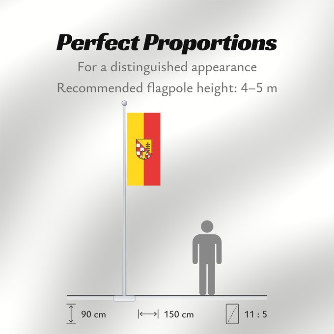 Flag Proportions: Landkreis Nordhausen	German district of Nordhausen	District de Nordhausen	Distrito de Nordhausen	Landkreises Nordhausen	Distretto di Nordhausen