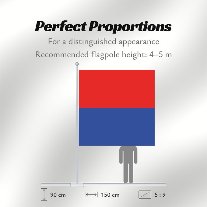 Flag Proportions: Cotopaxi	Provincia de Cotopaxi