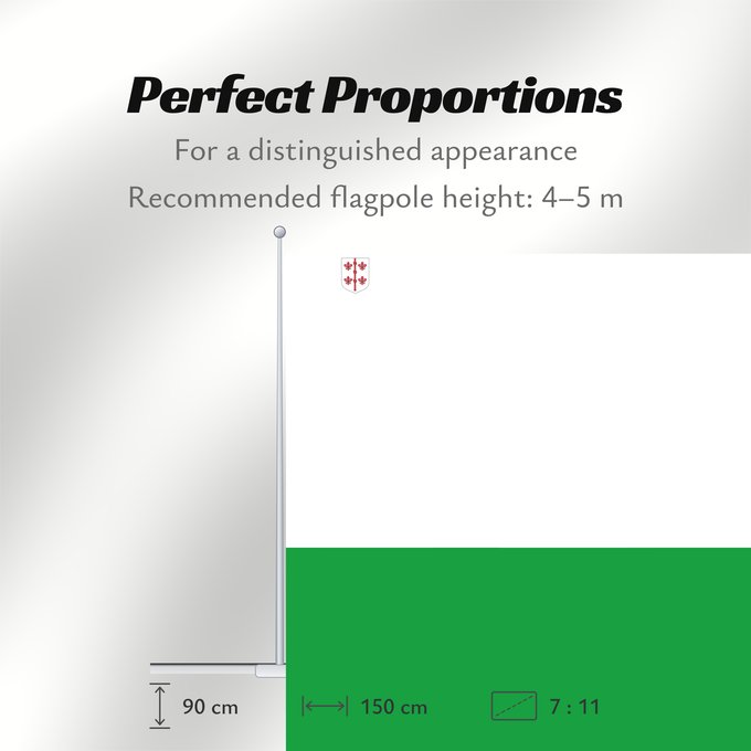 Flag Proportions: Hiiumaa lipp Hiiumaa