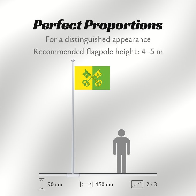 Flag Proportions: D Alfés	Alfés	Proporciones 2 3, bicolor vertical amarillo y verde claro	Apaïsada