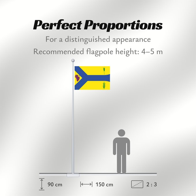 Flag Proportions: Bárboles Bárboles-Zaragoza-Spain Bárboles-Zaragoza