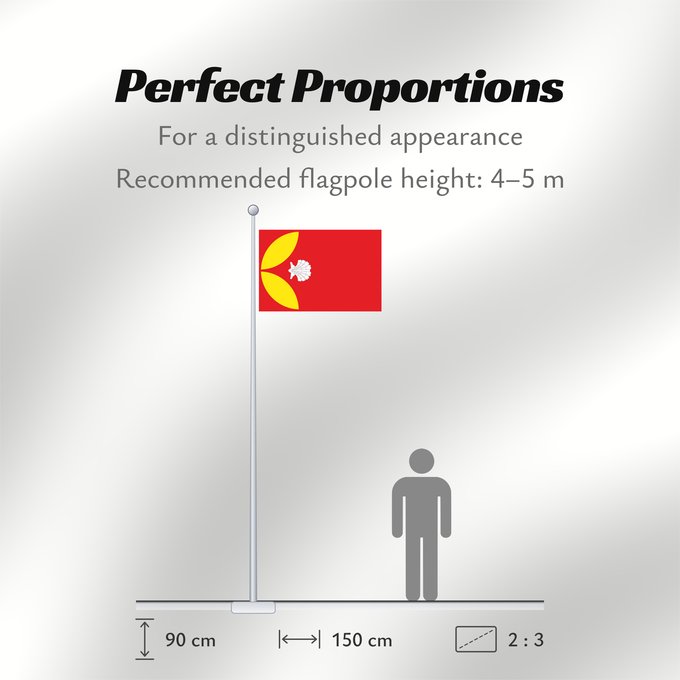 Flag Proportions: Balconchán Balconchán-Zaragoza-Spain Balconchán-Zaragoza