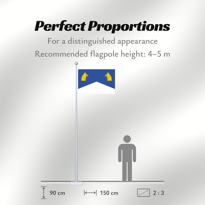 Flag Proportions: Ballobar	Ballobar-Huesca-Spain