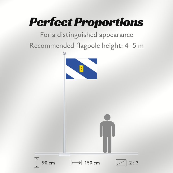 Flag Proportions: Biota Biota-Zaragoza-Spain Biota-Zaragoza