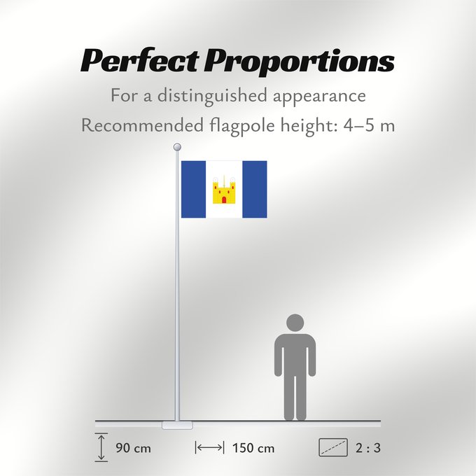 Flag Proportions: Codo	Codo-Zaragoza-Spain	Codo-Zaragoza
